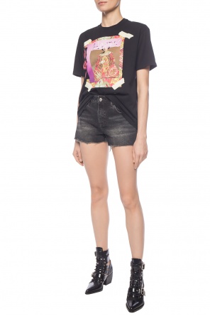 ‘lexi’ raw-edge denim shorts, zdjęcie 2 ‘lexi’ raw-edge denim shorts od AllSaints